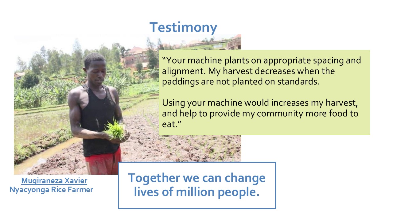 Farmer testimony from Mugiraneza Xavier