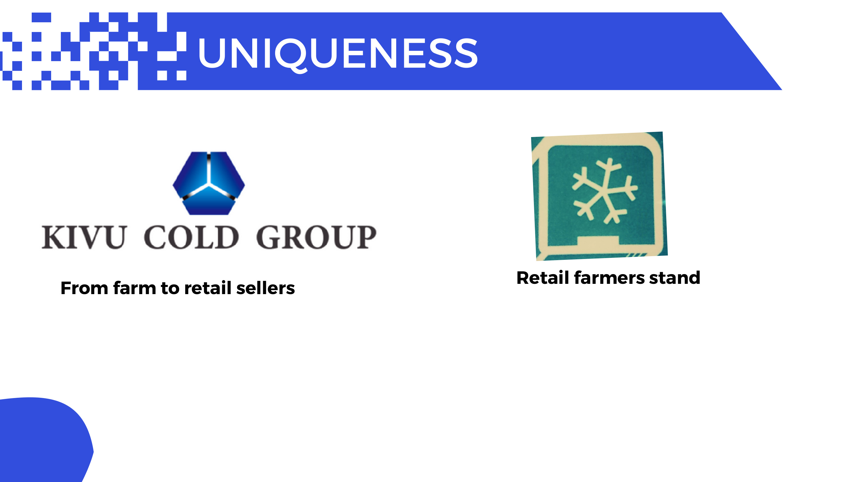 Farm-to-retail cold chain uniqueness via KIVU Cold Group