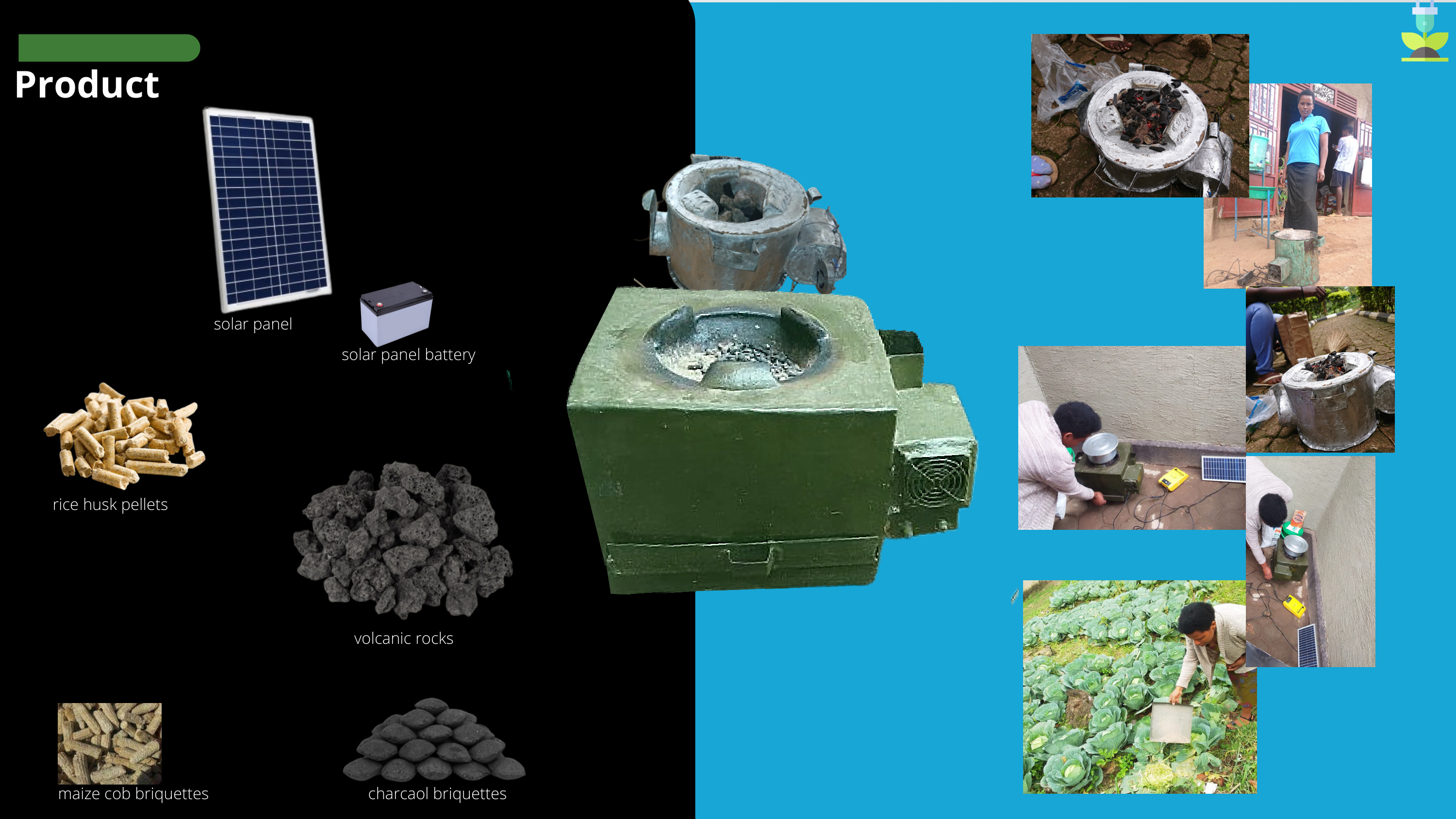 IHAZE stove components, fuels and field use