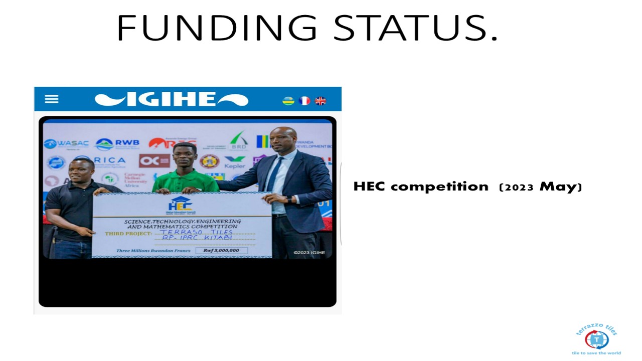 HEC competition 3rd place funding 3 million RWF