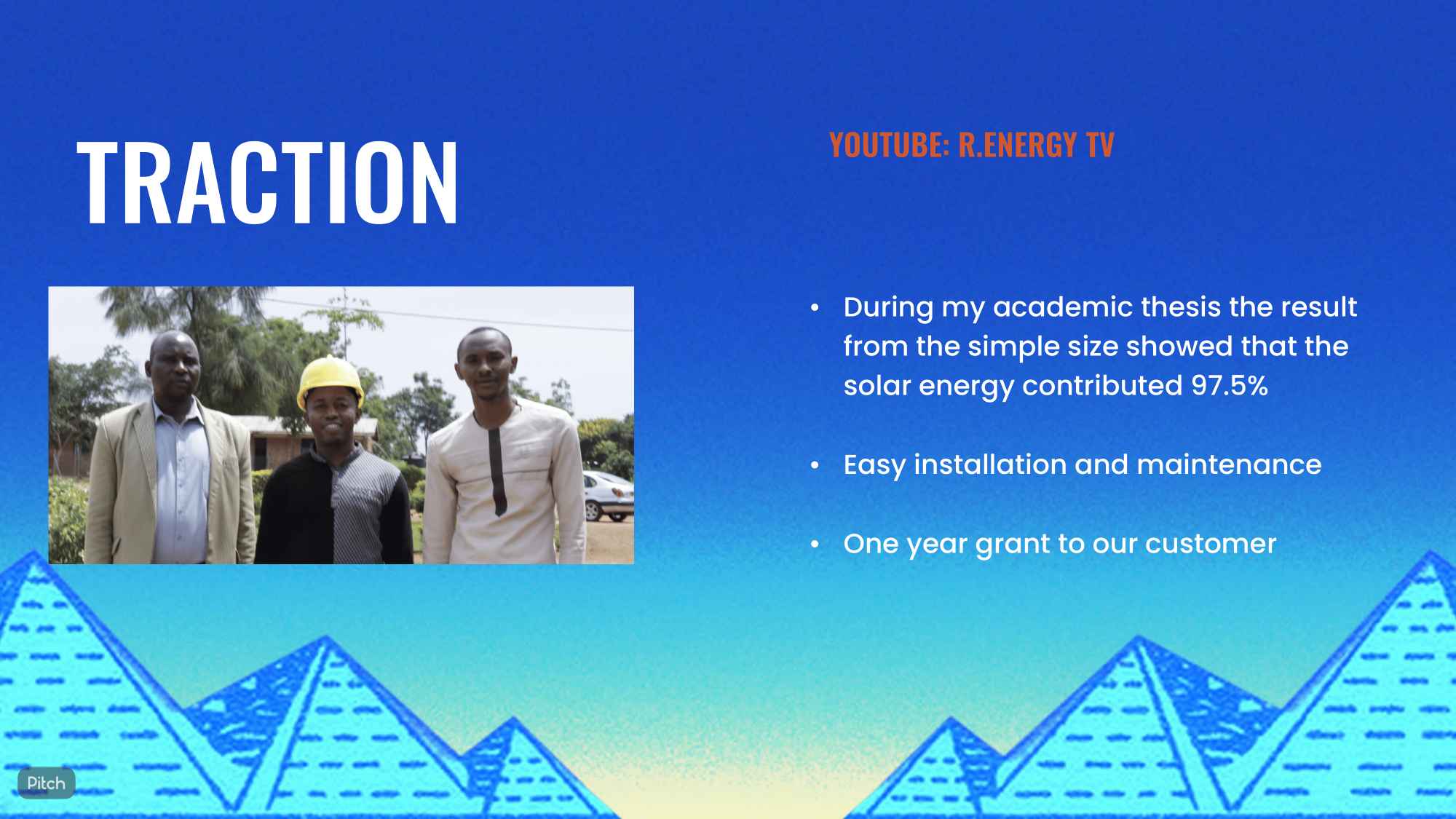 Field traction and R.ENERGY TV YouTube channel