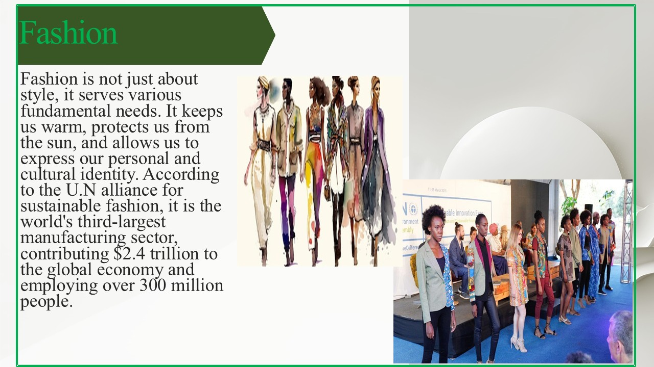 Global fashion industry scale and importance