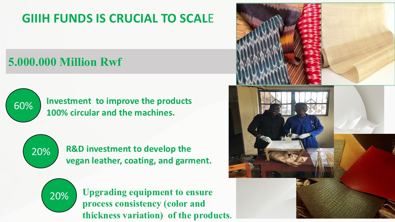 GIIH funding allocation for scaling RE-BANATEX production