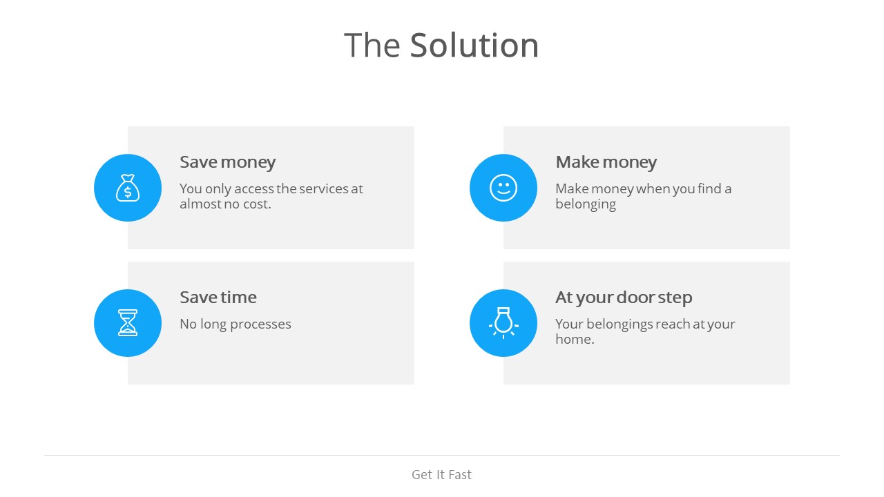 Save money, make money, save time, doorstep delivery benefits